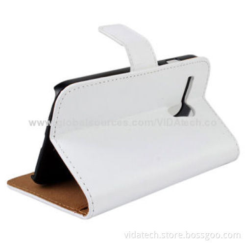 Flip Leather Case with Credit Card Slot and Holder for Motorola Moto G X1032, Manufacturer